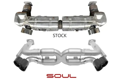 Porsche 996 Turbo Competition X-Pipe Exhaust System