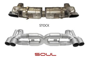 Porsche 997.1 Turbo Competition X-Pipe Exhaust System