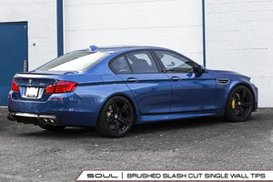 BMW F10 M5 SOUL Resonated Muffler Bypass Exhaust