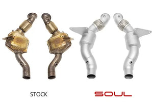Ferrari 488 / Pista SOUL Sport Catalytic Converters