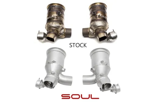 Porsche 991.2 GT2 RS SOUL Cat Bypass Pipes