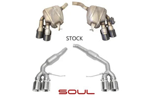 Porsche Macan 2.0T SOUL Resonated Muffler Bypass Exhaust