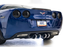 Load image into Gallery viewer, AWE Touring Edition Axleback Exhaust for C6 Chevrolet Corvette Z06/ZR1 - Chrome Silver Tips 3015-42606
