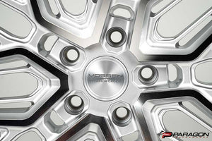 VOSSEN HF7 C8 CORVETTE - 20X9 ET35, 21X12 ET52 - SILVER POLISHED