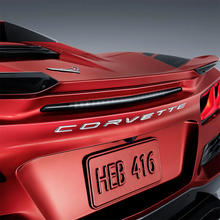 Load image into Gallery viewer, 2024 2025 2026 Corvette C8 Z06 ZO6 Rear Bumper Letters Nameplate OEM GM - EDGE RED
