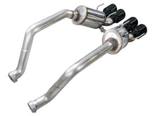 Load image into Gallery viewer, AWE Touring Edition Axleback Exhaust for C6 Chevrolet Corvette Z06/ZR1 - Diamond Black Tips 3015-43606
