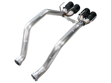 Load image into Gallery viewer, AWE Track Edition Axleback Exhaust for C6 Chevrolet Corvette Z06/ZR1 - Diamond Black Tips 3020-43606
