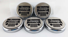 Load image into Gallery viewer, 2007-2018 JEEP WRANGLER JK - JEEP LOGO CAP SET 5PC | CHOOSE VINYL INLAY COLOR
