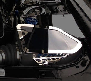 2011-2023 CHALLENGER/CHARGER/MAGNUM/300 SRT8 /5.7L/6.4L - MOPAR COLD AIR INTAKE COVER | PLEXIGLAS/STAINLESS STEEL