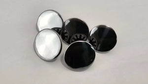 SSR HOOD BUTTON KIT 5PC LARGE | NICKEL FINISH