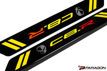 Load image into Gallery viewer, AMT C8 CORVETTE CARBON FLASH C8R DOOR SILL PLATE COVERS
