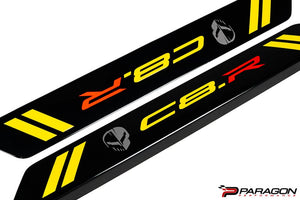 AMT C8 CORVETTE CARBON FLASH C8R DOOR SILL PLATE COVERS