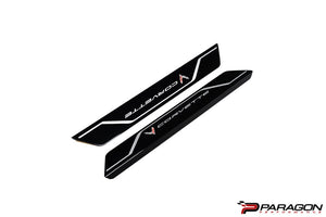 AMT C8 CORVETTE CARBON FLASH "CORVETTE" DOOR SILL PLATE COVERS