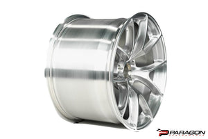 APEX VS-5RS 19X9, 20X11.5 FORGED C8 CORVETTE WHEELS - BRUSHED CLEAR