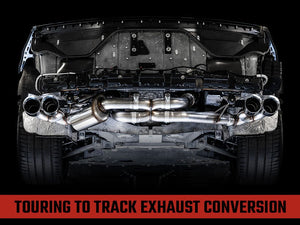 AWE TUNING C8 CORVETTE EXHAUST CONVERSION - TOURING TO TRACK