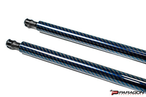 C8 CORVETTE CARBON FIBER HOOD STRUTS - BLUE| PARAGON PERFORMANCE