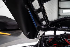 C8 CORVETTE CARBON FIBER HOOD STRUTS - BLUE| PARAGON PERFORMANCE