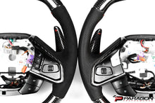 Load image into Gallery viewer, PARAGON PERFORMANCE C8 Z06 STYLE CORVETTE CARBON FIBER STEERING WHEEL - RED
