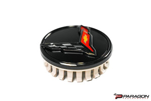 C8 CORVETTE CARBON FLASH CENTER CAP