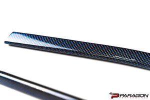 C8 CORVETTE CARBON FIBER INTERIOR TRIM - BLUE - 3 PC KIT