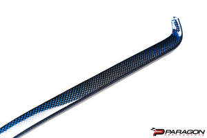 C8 CORVETTE CARBON FIBER INTERIOR TRIM - BLUE - 3 PC KIT