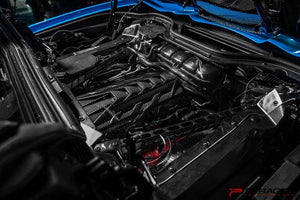 C8 CORVETTE CONVERTIBLE CLEAR ENGINE BAY COVER