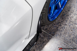 PARAGON C8 CORVETTE EXTENDED SPLASH GUARDS - CARBON FLASH