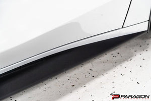 C8 CORVETTE ROCKER PANEL EXTENSIONS - BLACK