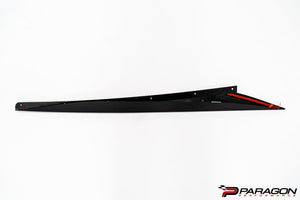 C8 CORVETTE ROCKER PANEL EXTENSIONS - BLACK