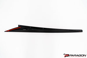 C8 CORVETTE ROCKER PANEL EXTENSIONS - BLACK