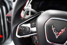 Load image into Gallery viewer, CCS C8 CORVETTE STEERING WHEEL BUTTON COVERS 1LT ONLY - NON HEATED
