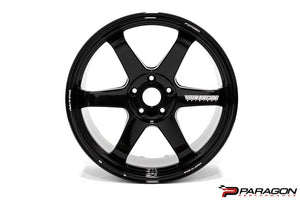 VOLK RACING TE37 C8 CORVETTE 19X9.5 ET36, 20X11 ET39 - BLACK