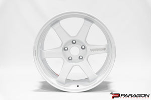 VOLK RACING TE37 C8 CORVETTE 19X9.5 ET36, 20X11 ET39 - DASH WHITE