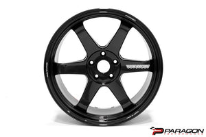 VOLK RACING TE37 C8 CORVETTE 19X9.5 ET36, 20X11 ET39 - DIAMOND BLACK