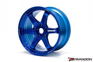 VOLK RACING TE37 C8 CORVETTE 19X9.5 ET36, 20X11 ET39 - HYPER BLUE