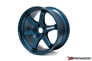 VOLK RACING TE37 C8 CORVETTE 19X9.5 ET36, 20X11 ET39 - MATTE BLUE