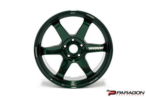 VOLK RACING TE37 C8 CORVETTE 19X9.5 ET36, 20X11 ET39 - RACING GREEN