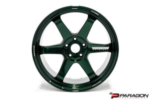 VOLK RACING TE37 C8 CORVETTE 19X9.5 ET36, 20X11 ET39 - RACING GREEN