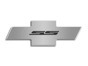 2010-2015 CAMARO SS - HOOD BADGE SS EMBLEM FOR FACTORY PAD | STAINLESS STEEL, CHOOSE INLAY COLOR