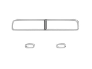 2010-2015 CAMARO - A/C VENT CENTER BEZEL TRIM KIT 3PC | POLISHED STAINLESS STEEL