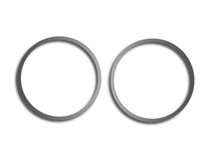 2010-2015 CAMARO - A/C VENT OUTER BEZEL TRIM RINGS 2PC | POLISHED STAINLESS STEEL