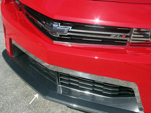 2012-2013 CAMARO ZL1 - FRONT LIP SPOILER TRIM | CLASSIC CHROME VINYL MOLDING