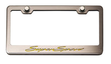 Load image into Gallery viewer, CAMARO SS - CAMARO LICENSE PLATE FRAME W/ SUPERSPORT LETTERING | STAINLESS STEEL, CHOOSE COLOR
