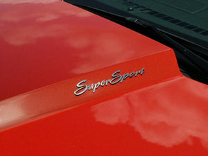 CAMARO SS - SUPERSPORT EMBLEMS 2PC | POLISHED STAINLESS STEEL