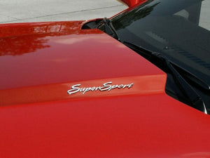 CAMARO SS - SUPERSPORT EMBLEMS 2PC | POLISHED STAINLESS STEEL