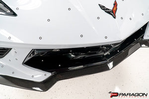 PARAGON PERFORMANCE C8 CORVETTE 5VM STYLE CARBON FIBER FRONT LIP/SPOILER