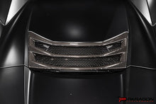 Load image into Gallery viewer, CCS C8 CORVETTE CONVERTIBLE CARBON FIBER HATCH VENT OVERLAY
