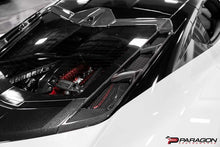 Load image into Gallery viewer, CCS C8 CORVETTE CARBON FIBER REAR HATCH VENT OVERLAYS
