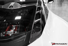 Load image into Gallery viewer, CCS C8 CORVETTE CARBON FIBER REAR HATCH VENT OVERLAYS
