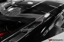 Load image into Gallery viewer, CCS C8 CORVETTE CARBON FIBER REAR HATCH VENT OVERLAYS
